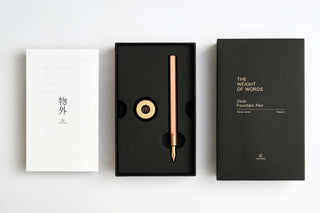 YSTUDIO - Classic Revolve Desk Fountain Pen (Copper) - KOHEZI