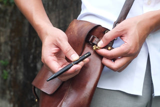 YSTUDIO - Classic Revolve Portable Ballpoint Pen (Black) - KOHEZI