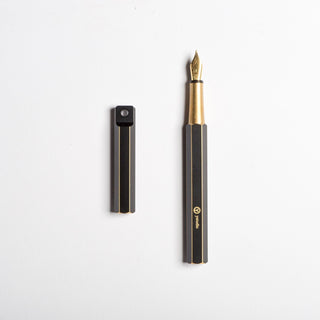 YSTUDIO - Classic Revolve Portable Fountain Pen (Black) - KOHEZI
