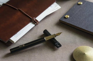 YSTUDIO - Classic Revolve Portable Fountain Pen (Black) - KOHEZI