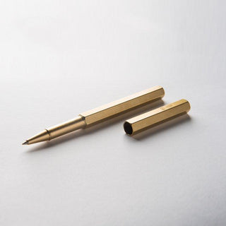 YSTUDIO - Classic Revolve Rollerball Pen (Brass) - KOHEZI