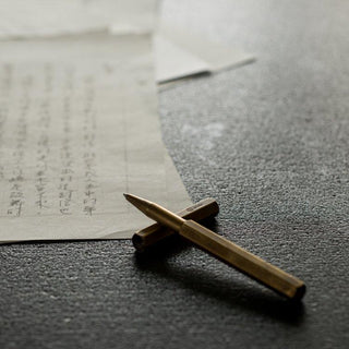 YSTUDIO - Classic Revolve Rollerball Pen (Brass) - KOHEZI