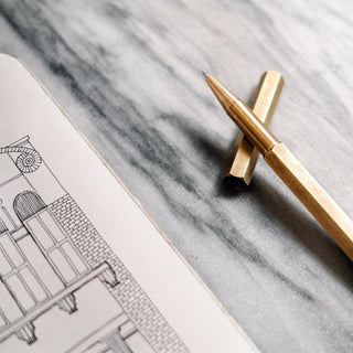 YSTUDIO - Classic Revolve Rollerball Pen (Brass) - KOHEZI