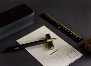 YSTUDIO - Resin Rollerball Pen (Black) - KOHEZI